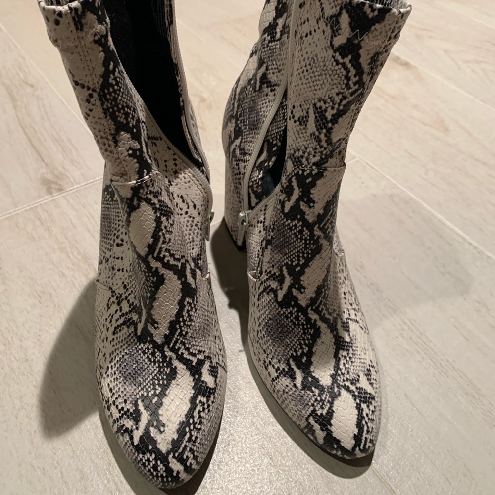 Snakeskin Booties - Picture 3 of 3